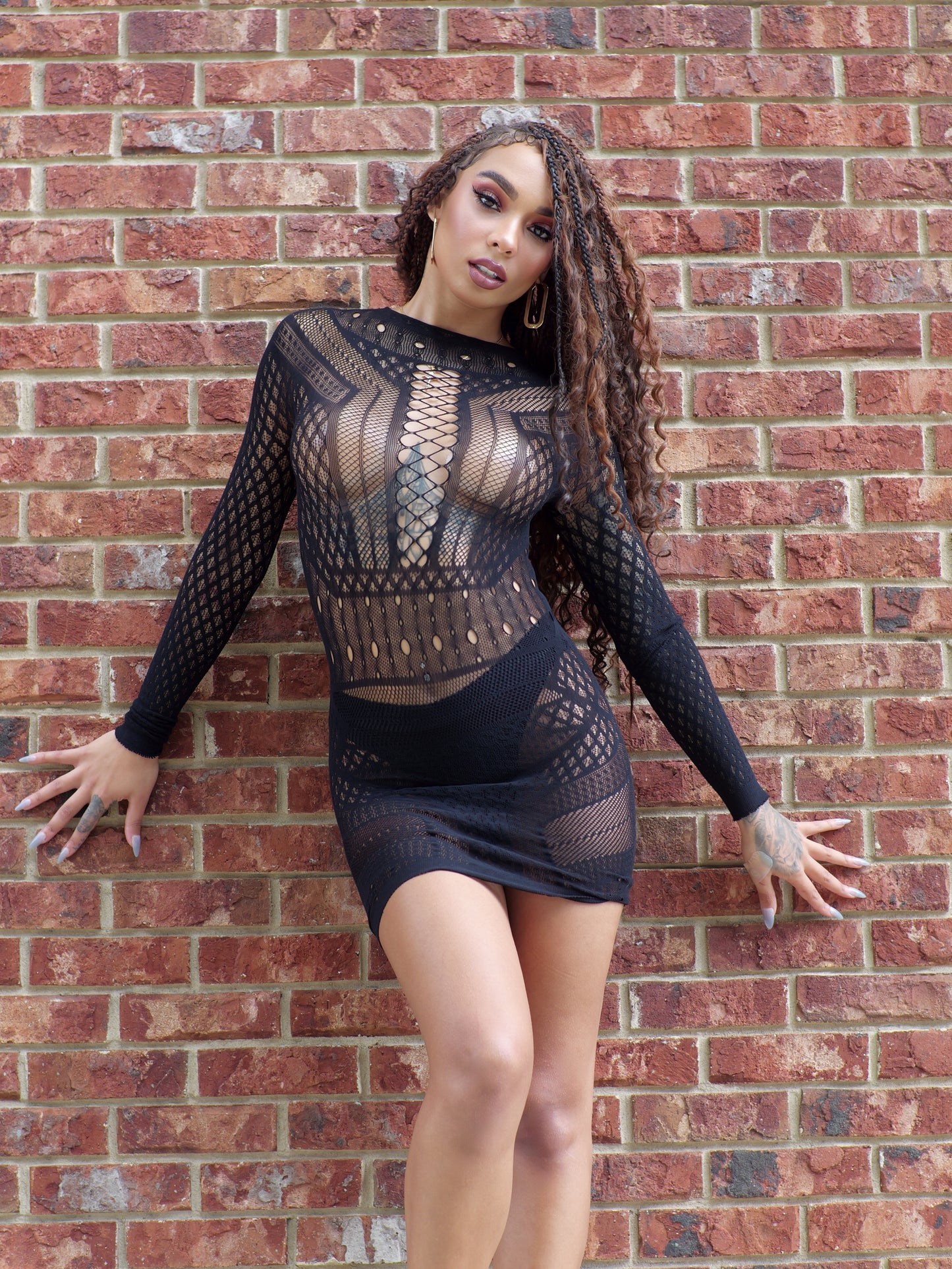 ‘Black Siren’ Mini Dress