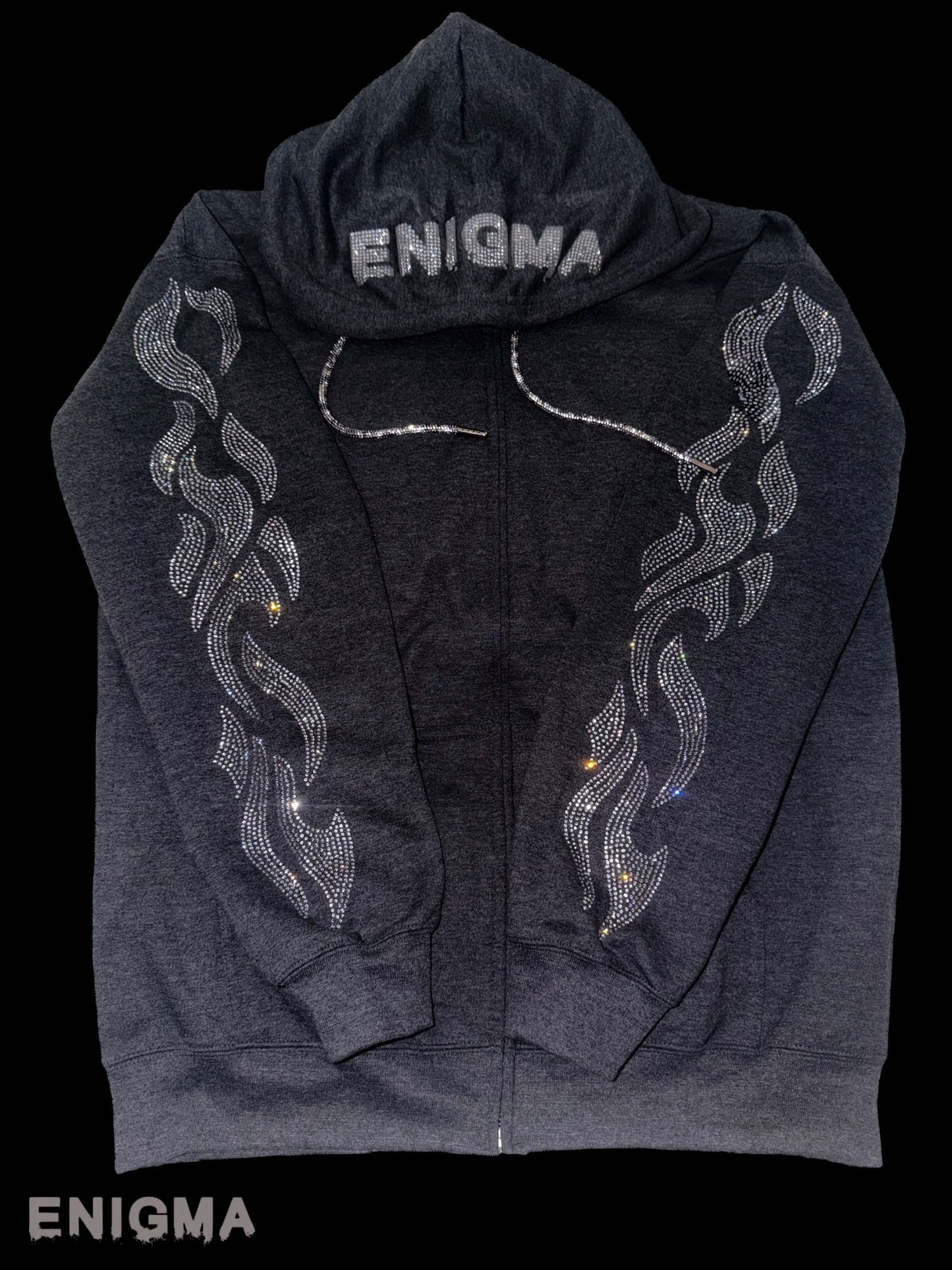 ‘Fire & Ice’ Zip-Up Hoodie